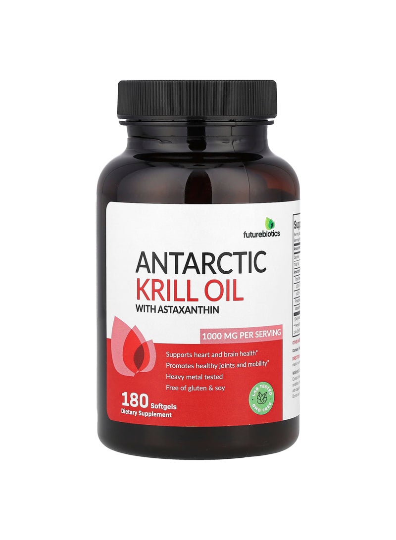 Antarctic Krill Oil with Astaxanthin, 180 Softgels